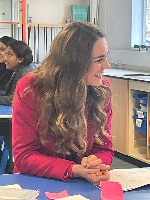 Duchess Kate Joins Science Lesson At North London School