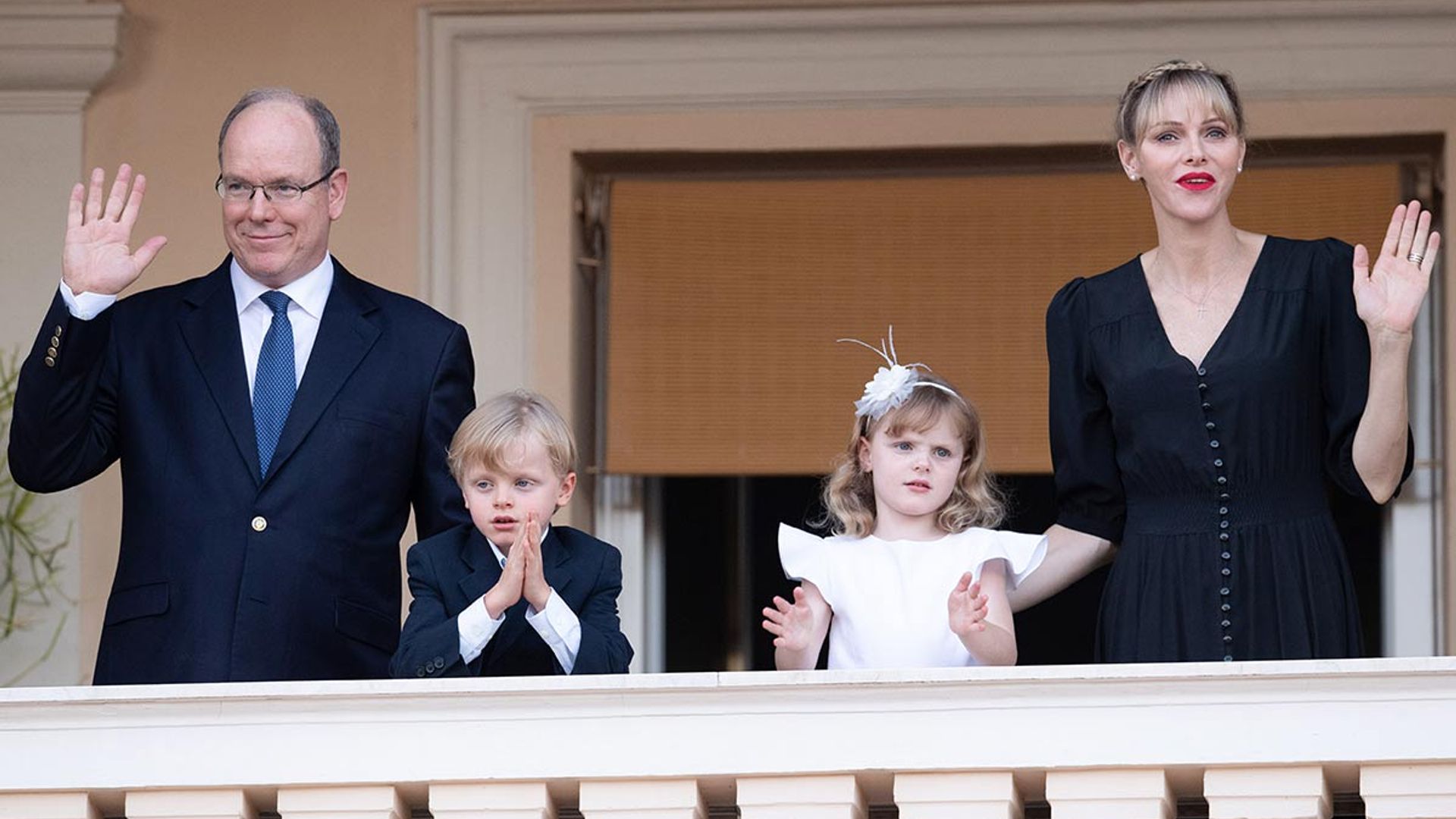 Princess Charlene features in royal family Christmas card whilst she remains in treatment centre