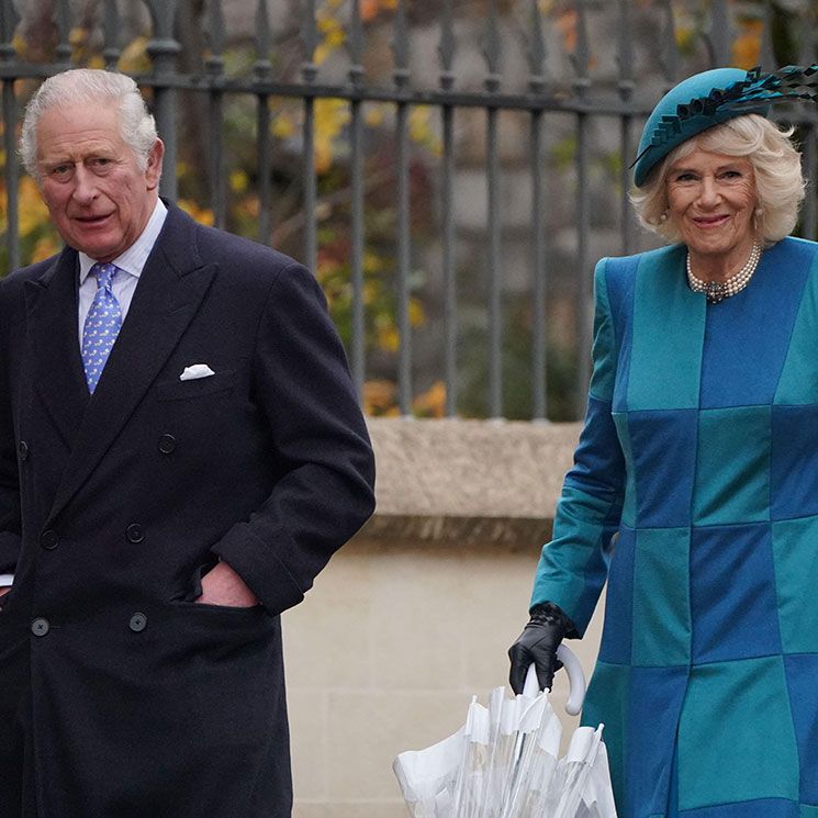 Prince Charles and Camilla joined by the Wessexes and Gloucesters on Christmas Day - best photos