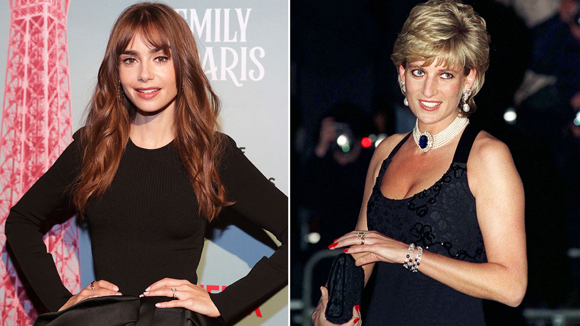 Lily Collins did something quite unbelievable when she met Princess Diana