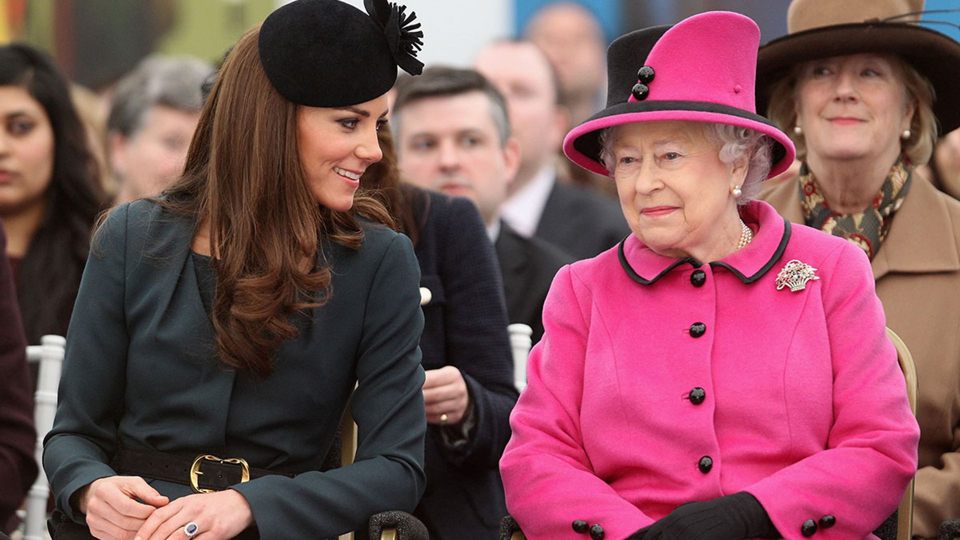 Kate Middleton's sweet comment about the royals during first joint outing with the Queen