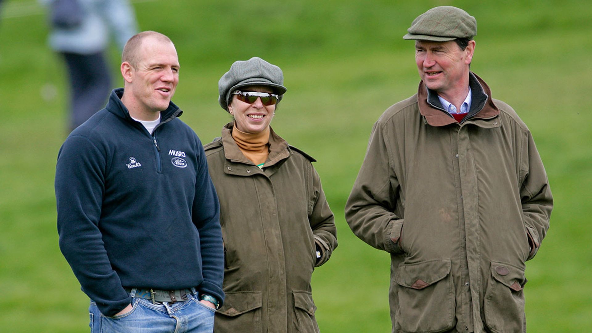 Princess Anne enjoys sporty outing with Sir Tim Laurence and son-in-law Mike Tindall