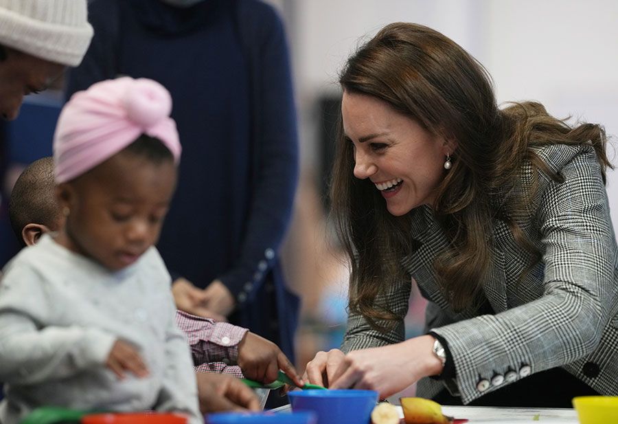 Kate Middleton Visits a Parental Support Project in London