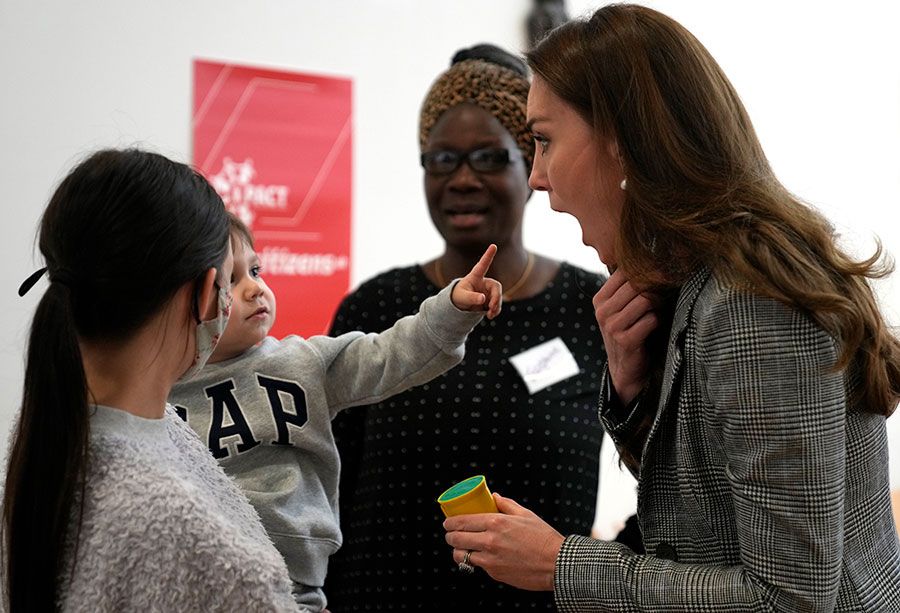 Kate Middleton Visits a Parental Support Project in London