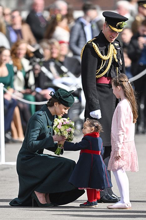 Prince William and Duchess Kate Celebrate St Patrick's Day parade in Aldershot