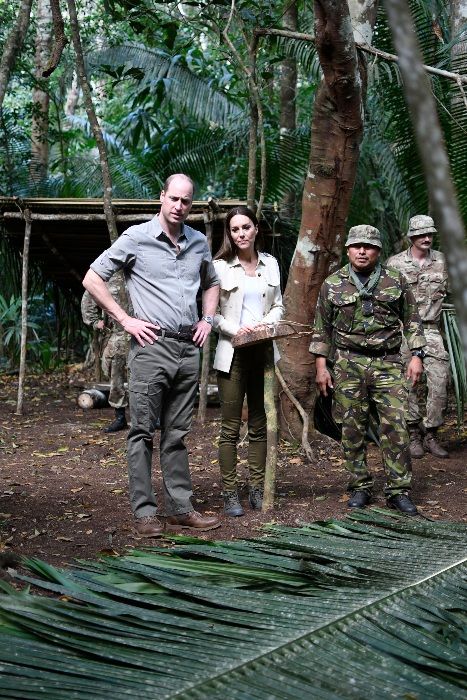 William & Kate Venture Into Belize Jungle And Meet The Troops