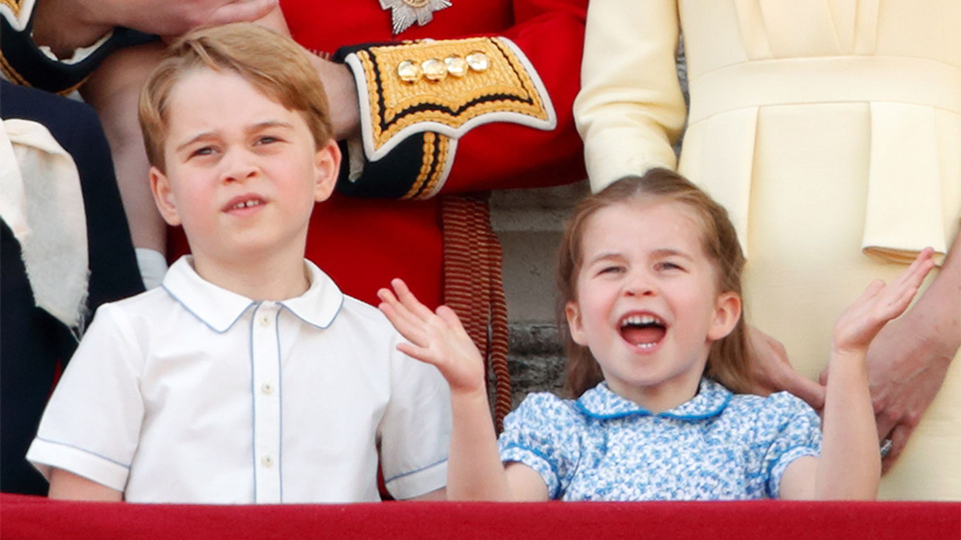 Prince George and Princess Charlotte make surprise appearance at Easter - photos