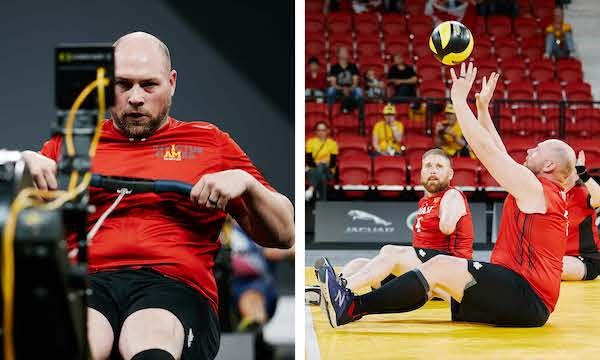 Canada's Chris Zizek competes during the 2020 Invictus Games in The Hague
