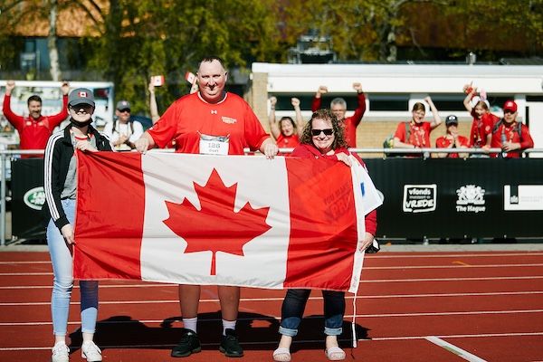 Canadas Mike Burt competes at the 2020 Invictus Games in The Hague