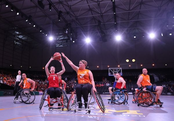 Jo Bradley of Canada competes during the 2020 Invictus Games in The Hague