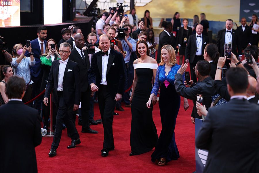 William And Kate Resemble Movie Stars at Top Gun: Maverick Premiere