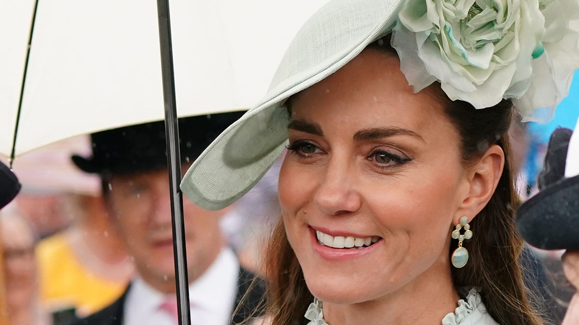 Duchess Kate 'so happy' as she bumps into friend at Buckingham Palace Garden Party