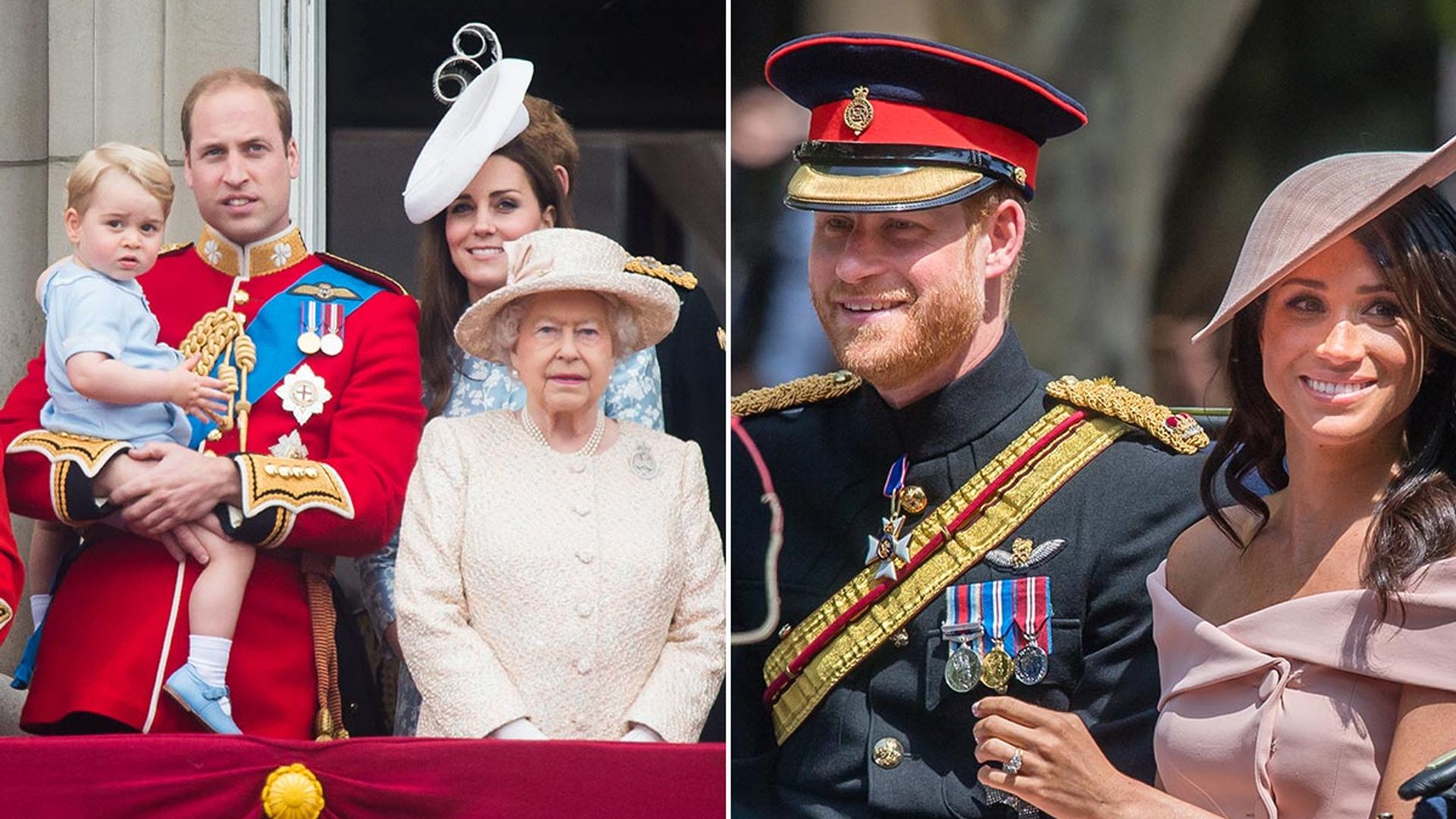 When royals make their debuts at the Queen's birthday parade