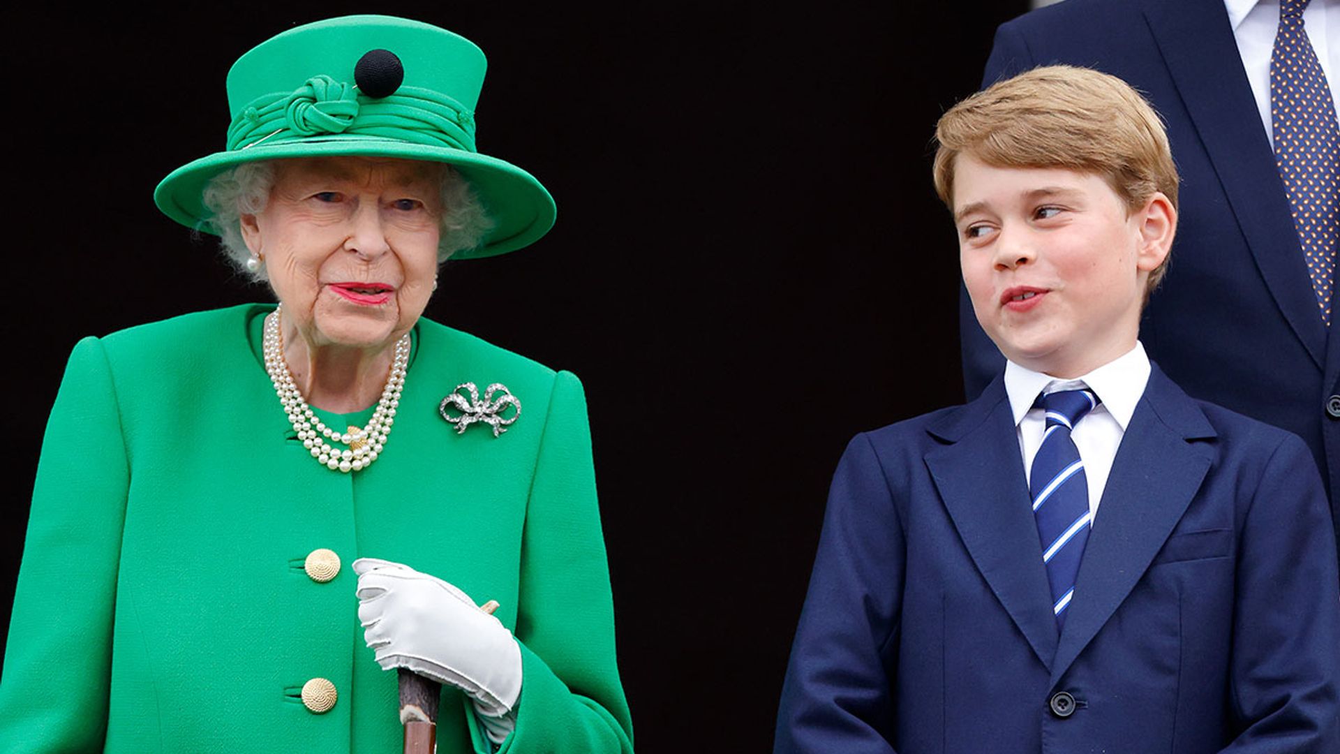 Why Prince George was positioned next to the Queen during final Platinum Jubilee balcony appearance