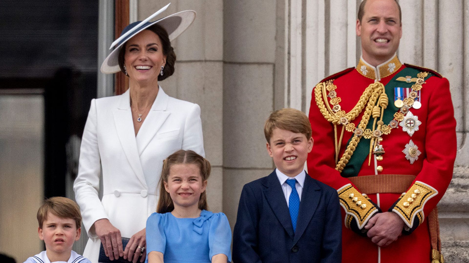 Prince William poses with Prince George, Princess Charlotte and Prince Louis for unseen Father's Day photo