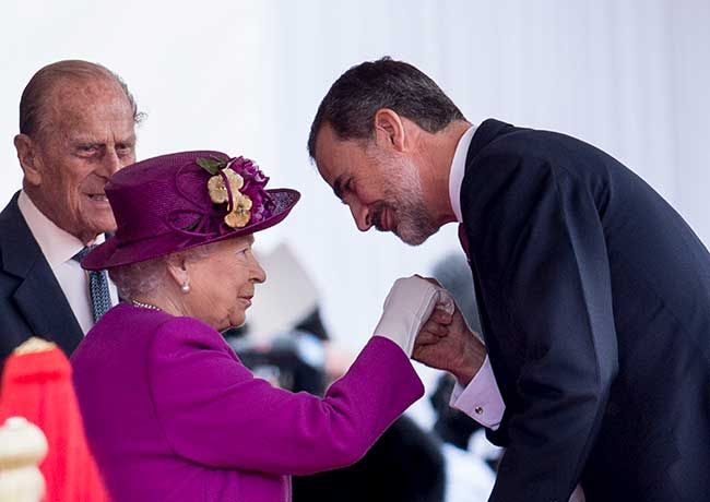 King Felipe with the Queen 