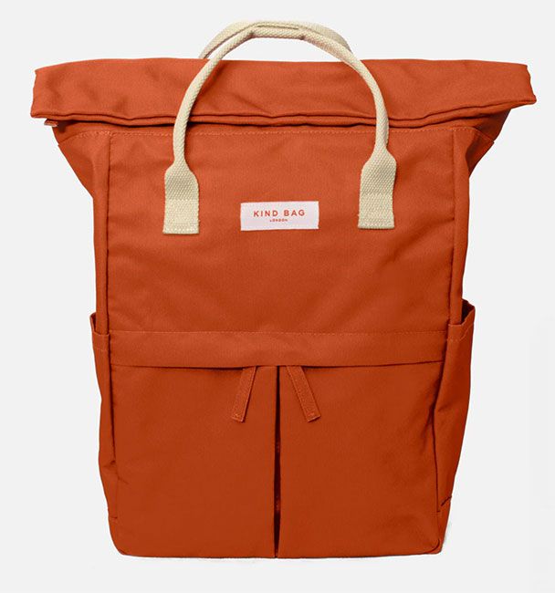 orange backpack