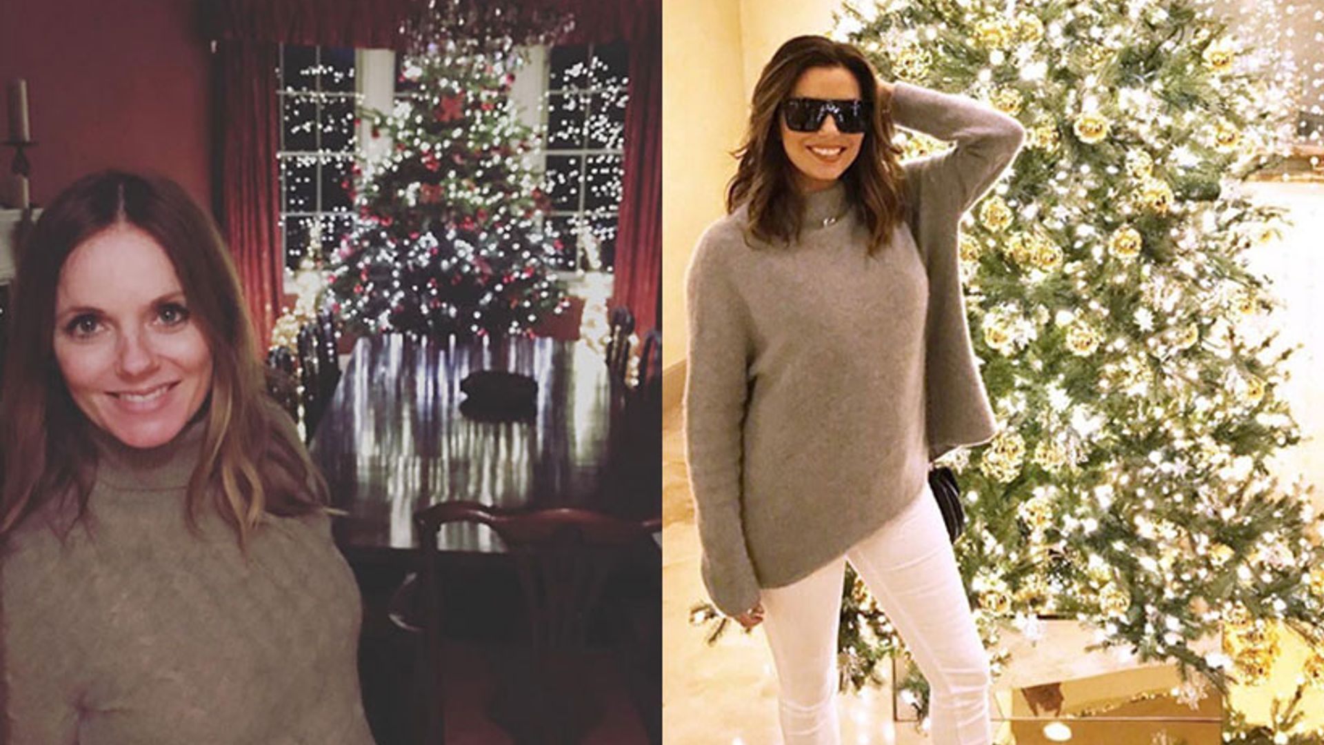 Celebrities get into the festive spirit and share photos of their amazing Christmas trees