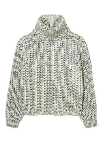 grey knitwear jumper