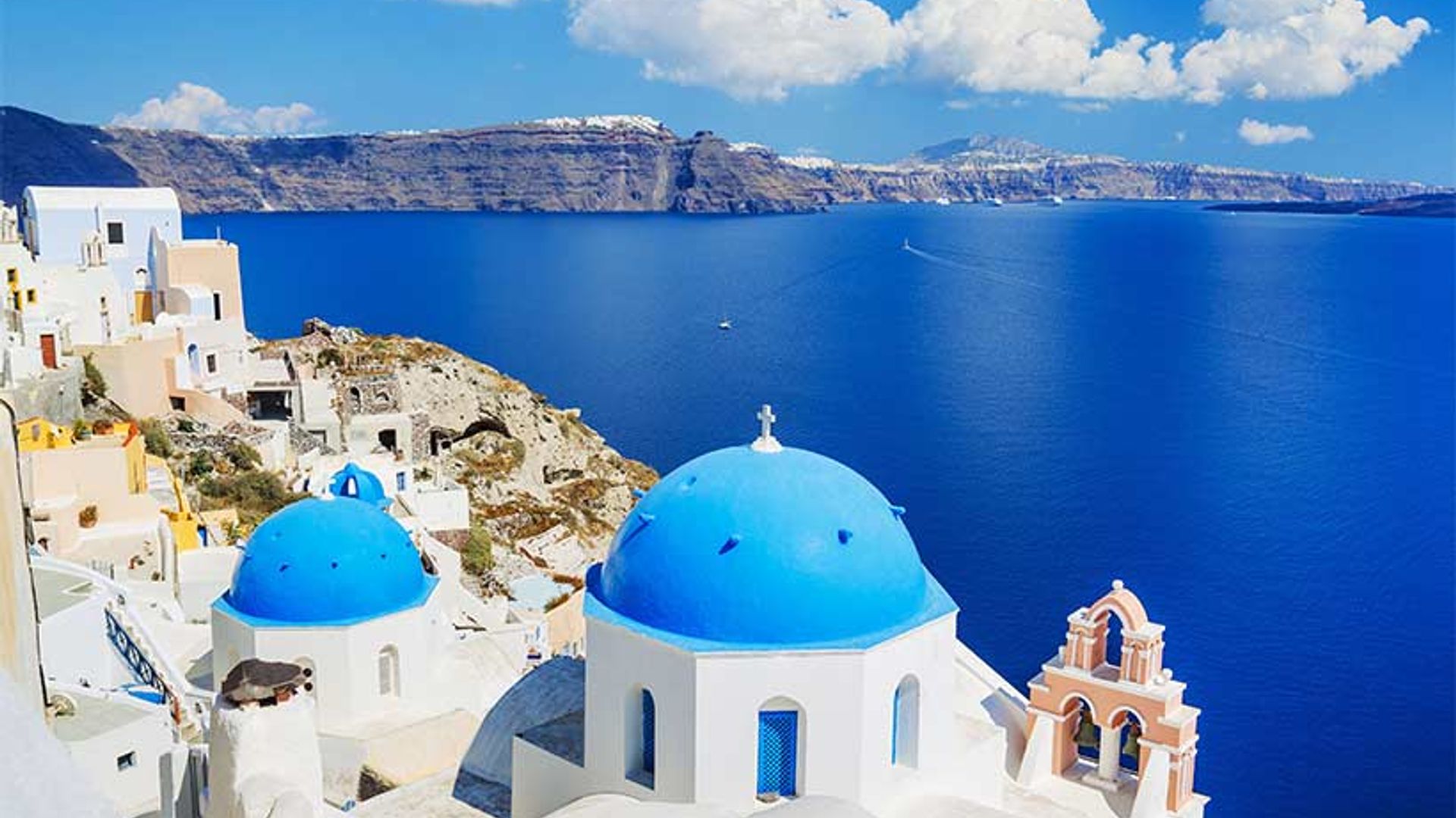 Santorini: Discover why the picturesque Greek island is loved by stars including Angelina Jolie