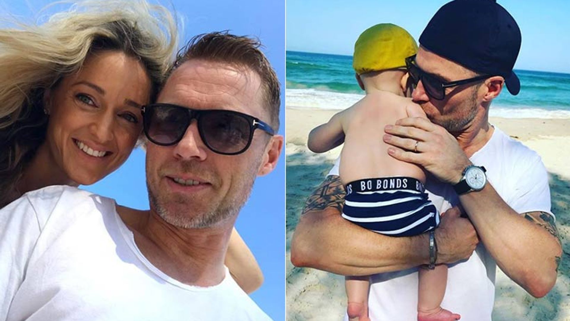 Ronan Keating reunites with Storm and baby Cooper in Australia
