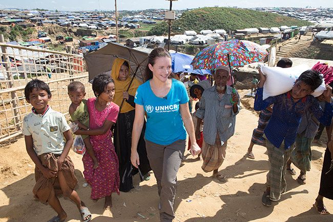 Kristin-Davis-UNHCR-refugee-camp-1
