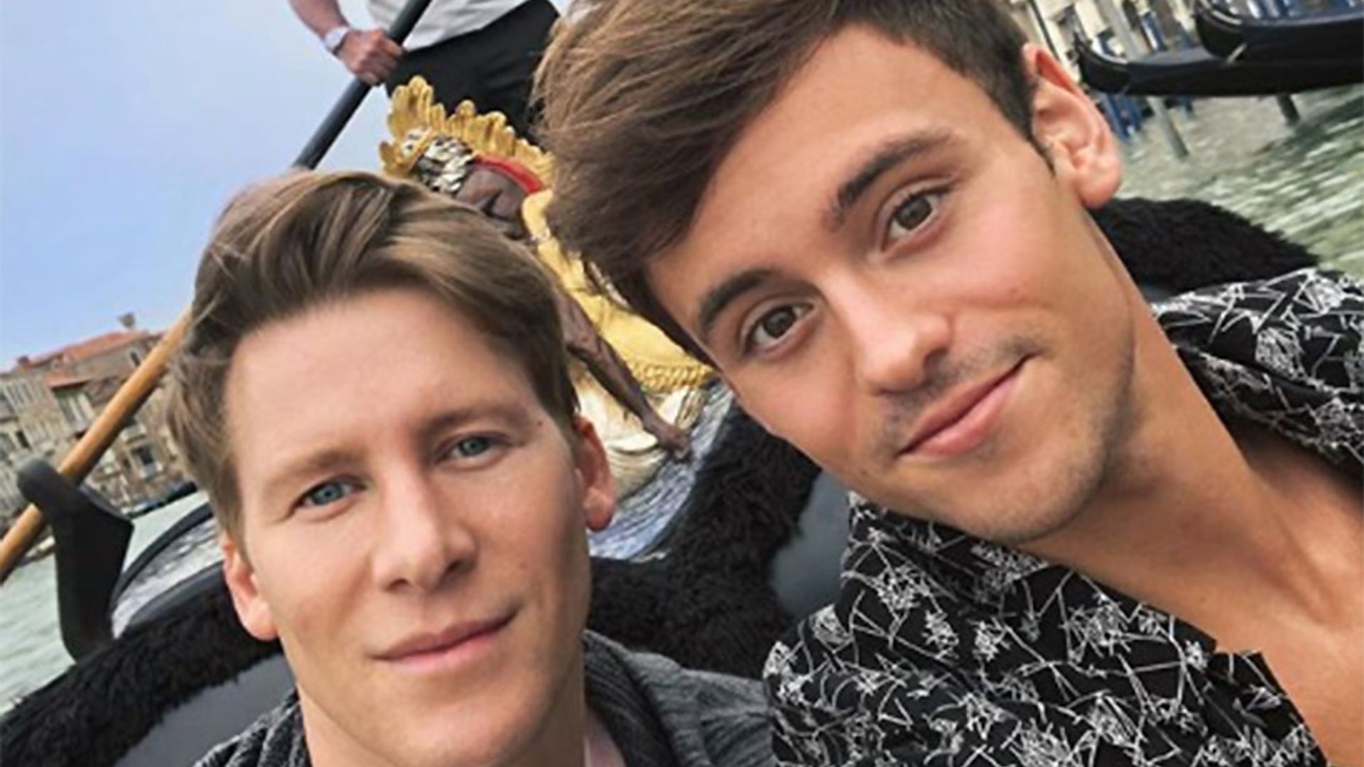 Tom Daley takes romantic anniversary trip to Venice with husband Dustin Lance Black