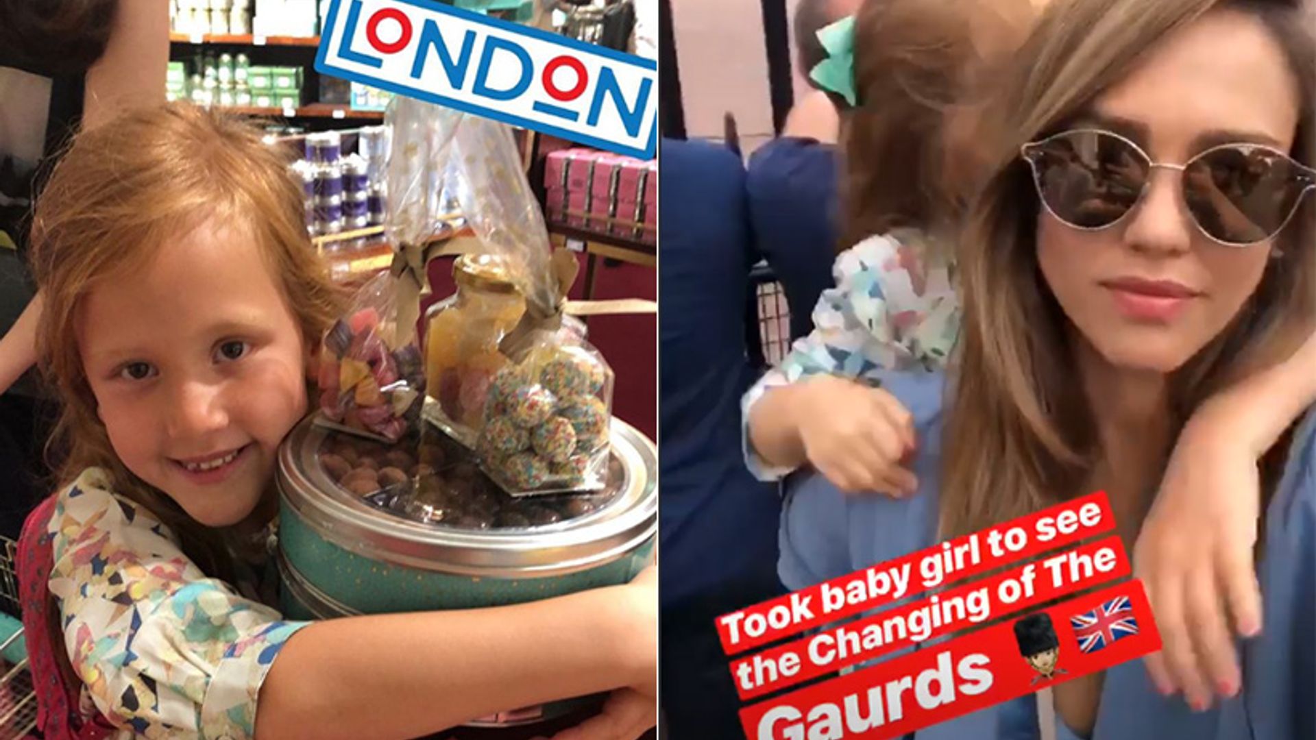 Jessica Alba and daughter Haven have a royally good day out in London