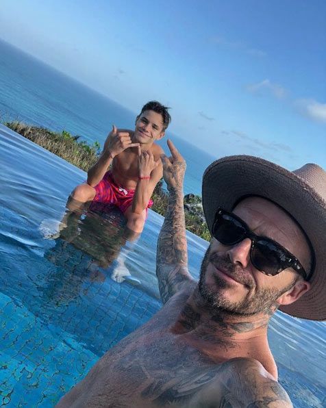 Romeo-David-Beckham-swimming-pool-Bali