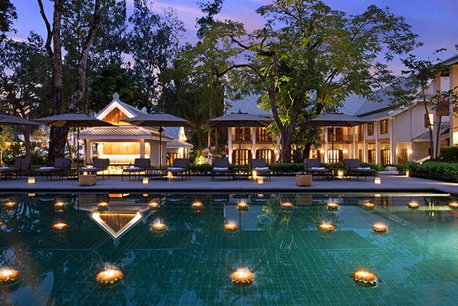 Avani hotel pool Luang Prabang