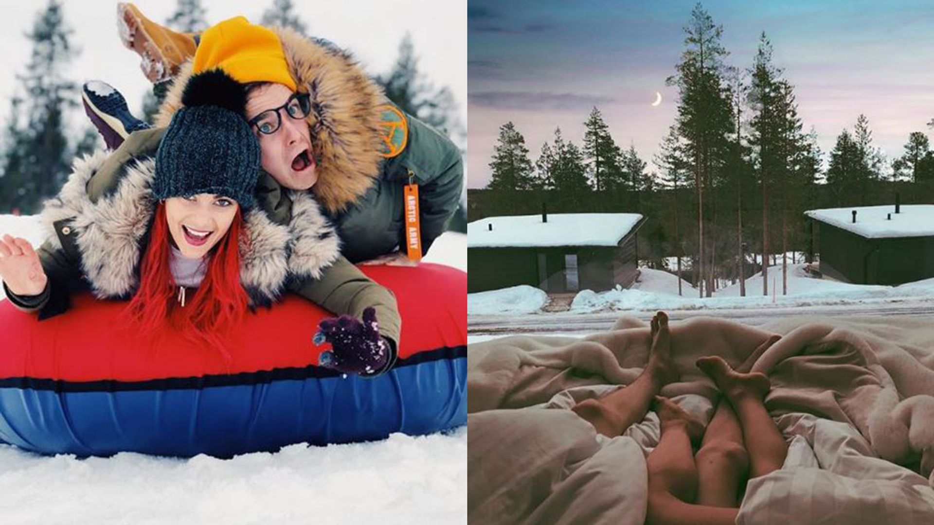 Inside Joe Sugg and Dianne Buswell's romantic £300-a-night Finnish escape