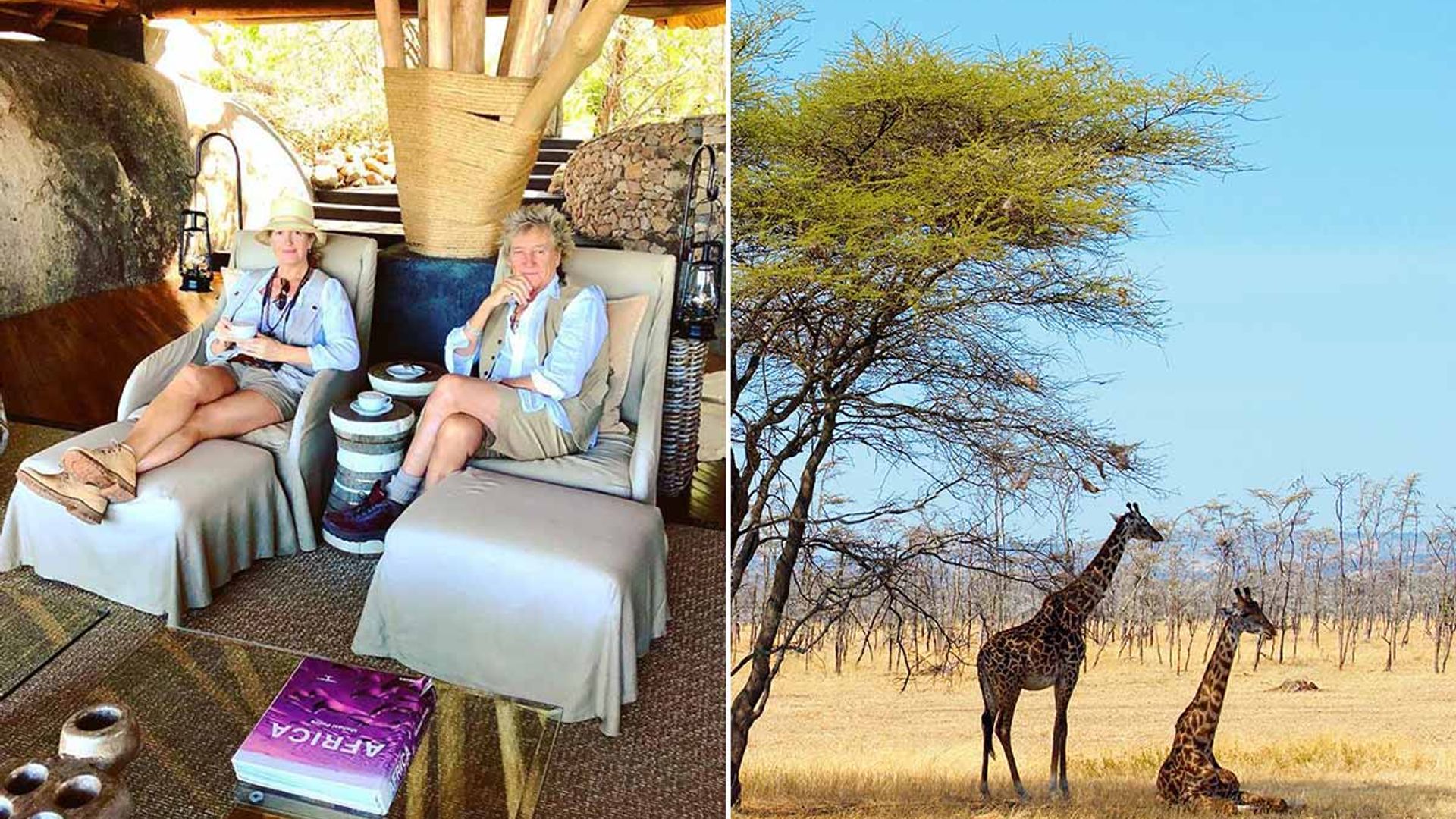 Rod Stewart and Penny Lancaster enjoy family holiday at this gorgeous luxury lodge in Tanzania