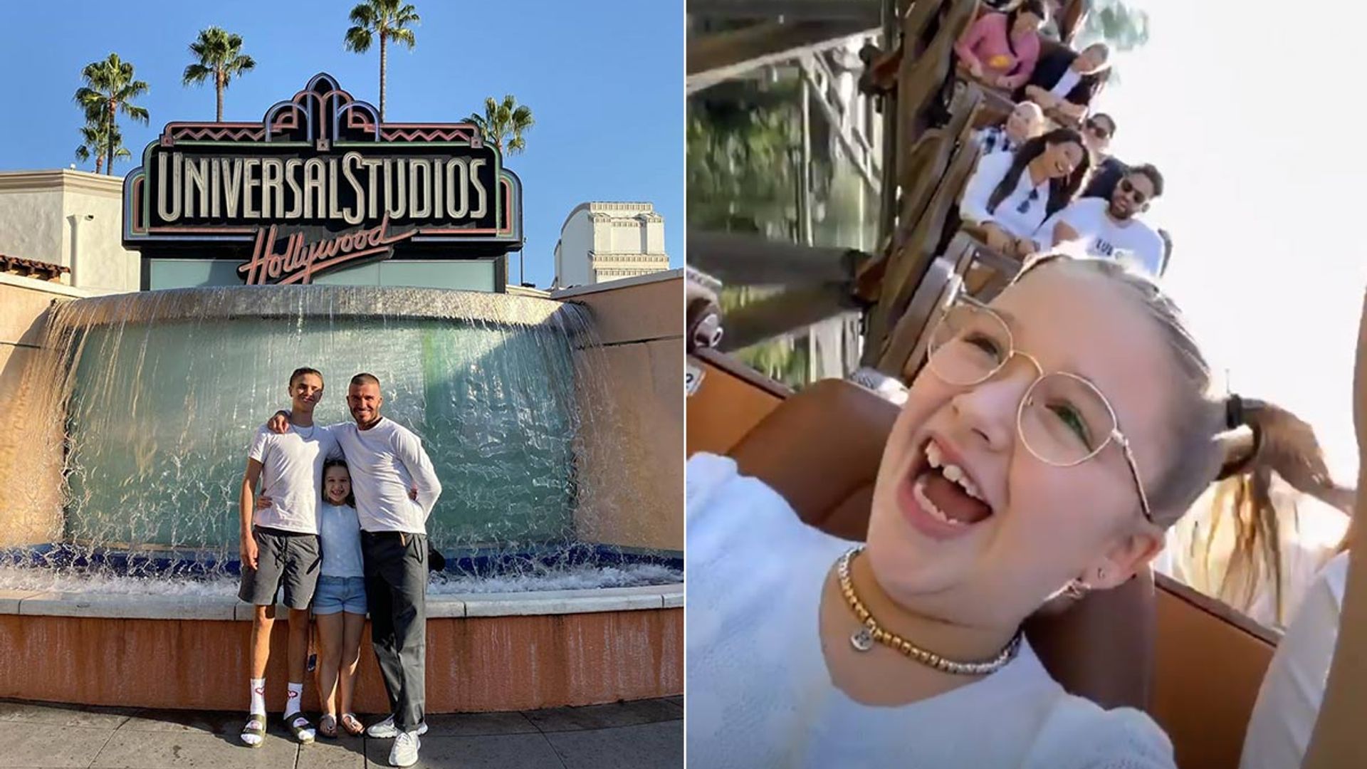 David Beckham treats Harper to this magical surprise during her half-term holiday