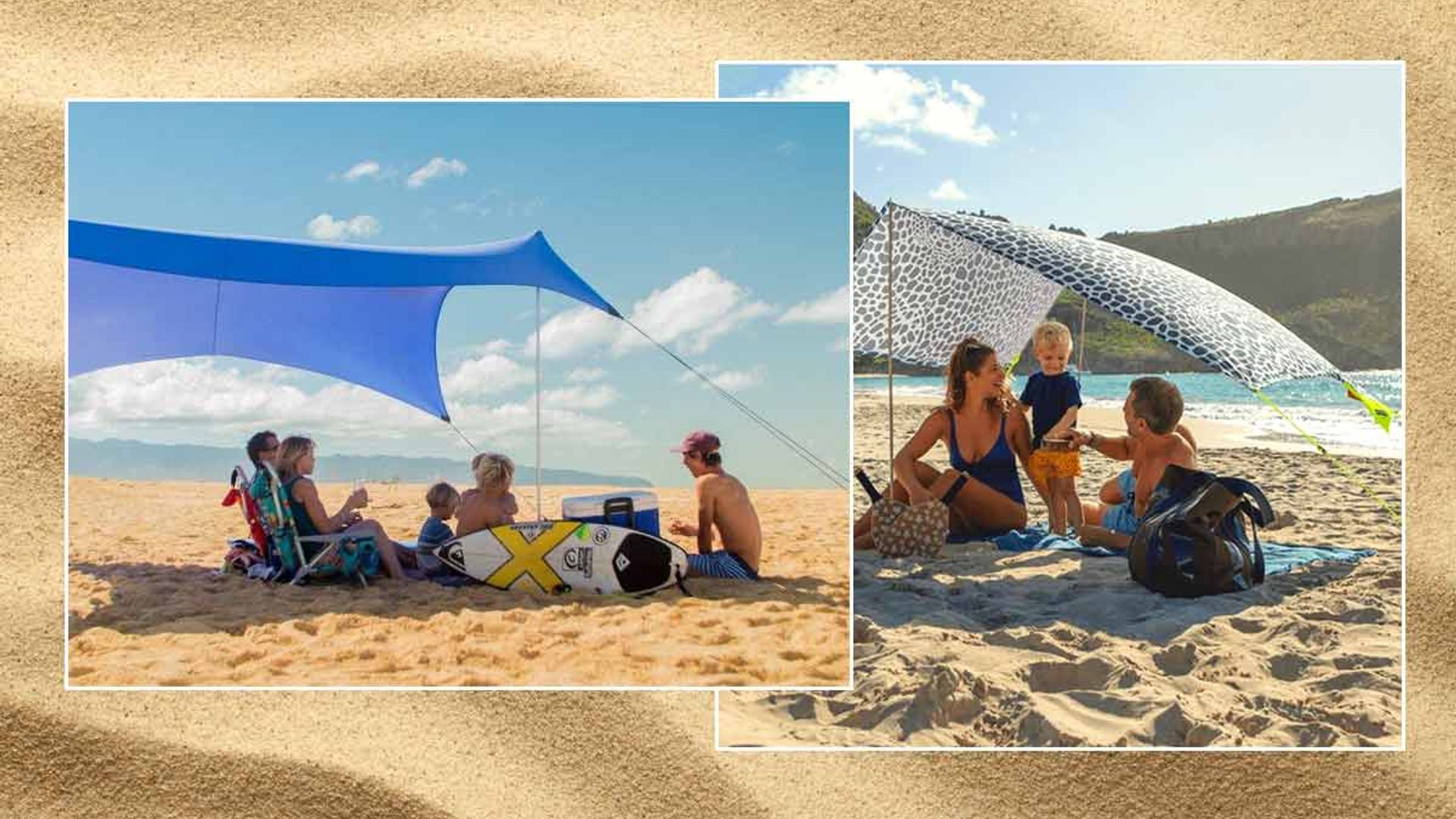Beach Umbrella Sun Tent Family Pool Camping Sport Shelter Canopy XL Outdoor Blue 
